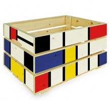 Fietskrat Mondriaan 500x500